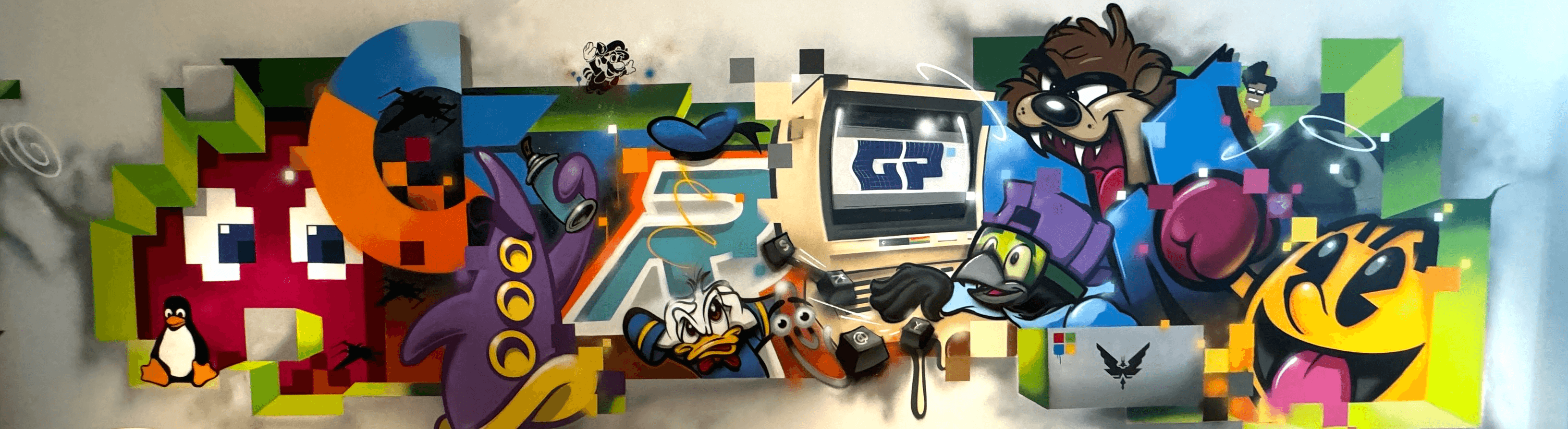 Intellity Azubis Graffiti Wand